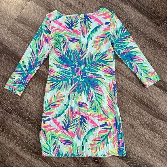 Lilly Pulitzer Marlowe Dress Island Time Palm Print - Picture 6 of 6